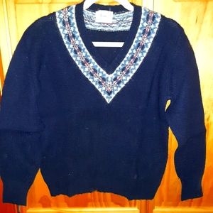 Deans of Scotland Fair Isle Sweater size 40